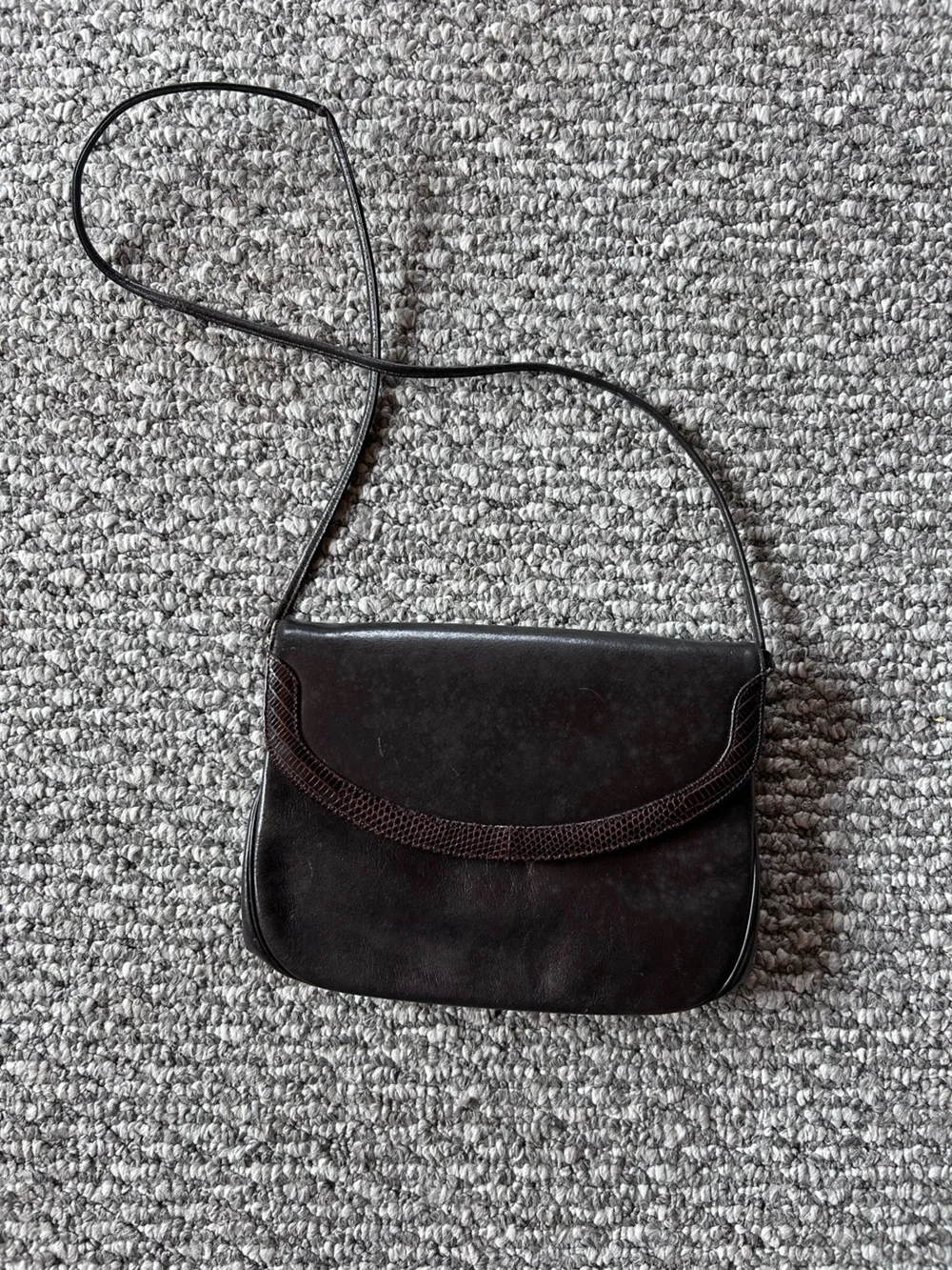 Vintage 60s-80s Koret Brown Leather Shoulder Bag